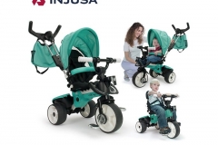 injusa-rowerek-trojkolowy-deluxe-city-max-zielony-ciche-kola-torba