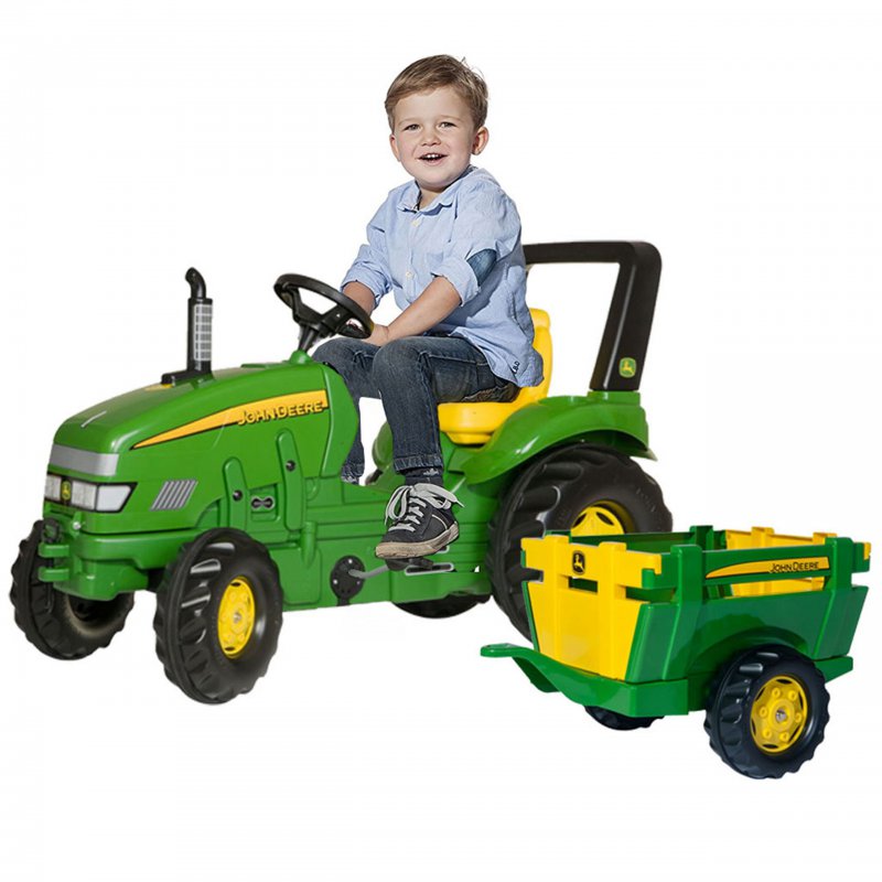traktorek dla dzieci, przyczepka, rolly toys, x-trac, traktorki, na pedały, traktory, traktor, brykacze.pl, pojazd dla dzieci