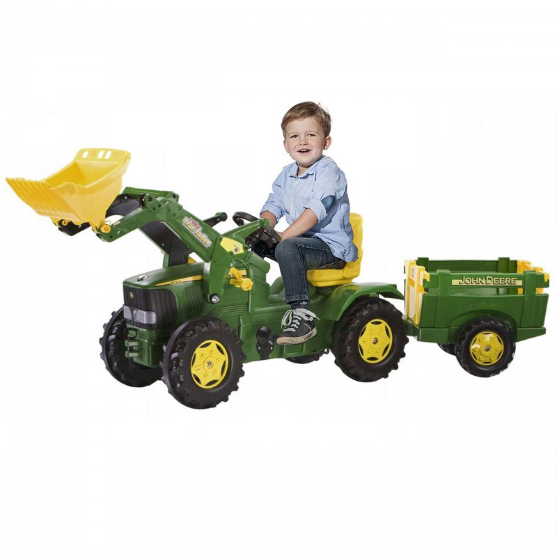 john deere traktor na pedały dla dzieci, traktorek, pojazd dla dzieci, pojazdy, traktorki, traktory, brykacze.pl, sklep z zabawkami